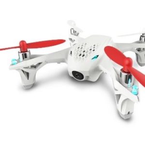 Hubsan H107D X4 Quadcopter WHITE - front view
